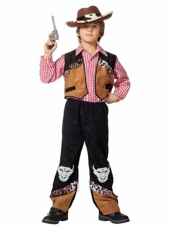 Cowboy Buffalo Kinder schwarz/braun