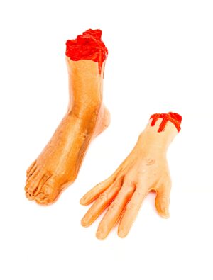 Deko Hand und Fuß Farbe: beige