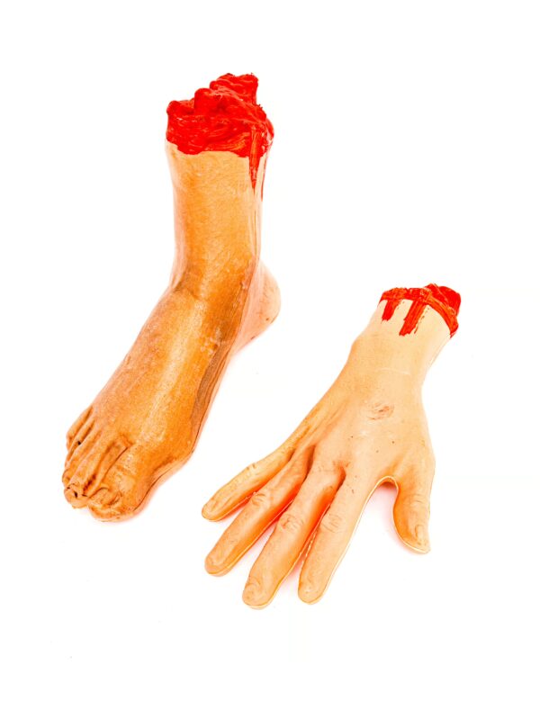 Deko Hand und Fuß Farbe: beige