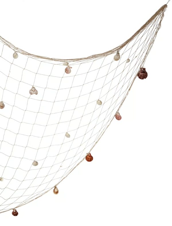 Fischernetz mit Muscheln 1x1