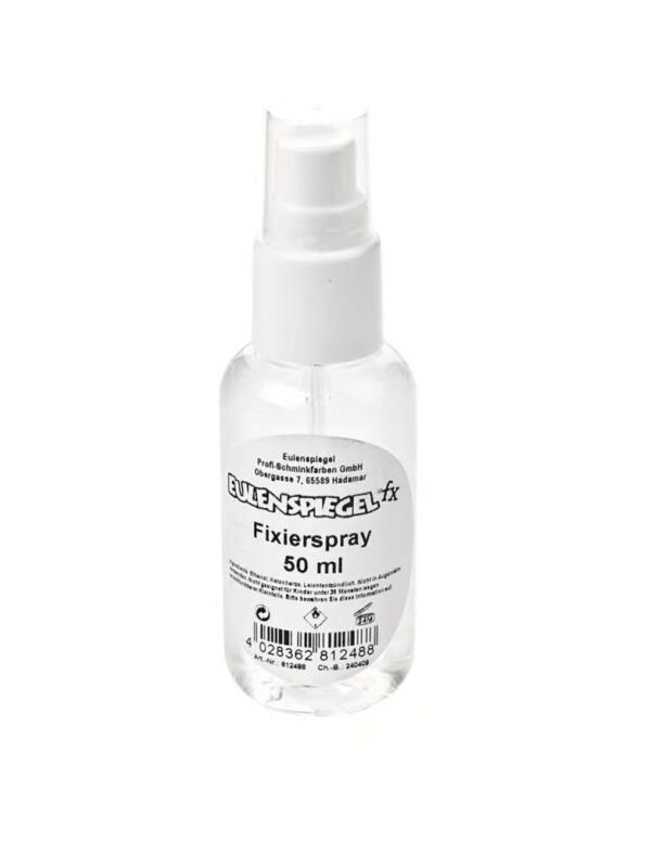 Fixierspray 50ml Schminke für Karneval & Fasching Farbe: keine Farbe