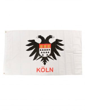 Flagge Köln Adler 150x90cm Farbe: rot/weiß