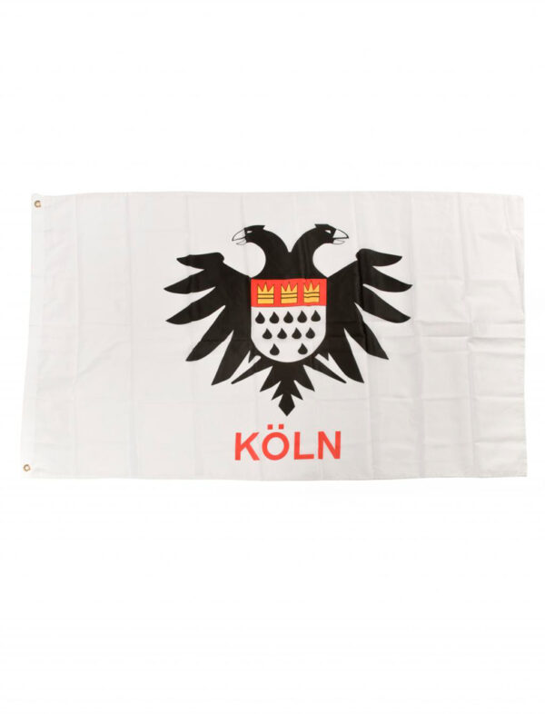 Flagge Köln Adler 150x90cm Farbe: rot/weiß