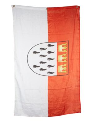 Flagge Köln Wappen 150x90cm Farbe: rot/weiß