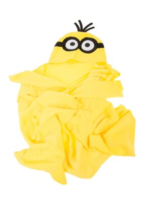 Fleecedecke mit Kapuze Minion Farbe: gelb