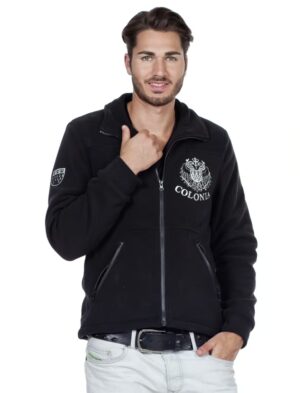 Fleecejacke Colonia schwarz XS