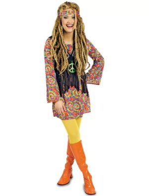 Flower Hippie 2tlg. Batik Damen bunt S Farbe: bunt