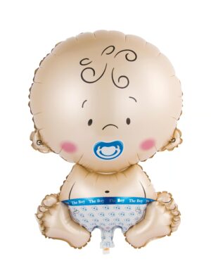 Folienballon Baby Junge S Farbe: blau
