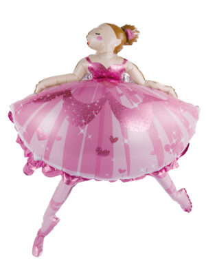 Folienballon Ballerina L Farbe: rosa