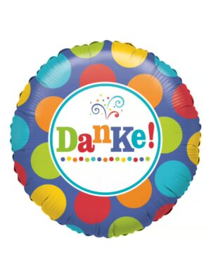 Folienballon Danke S Farbe: bunt