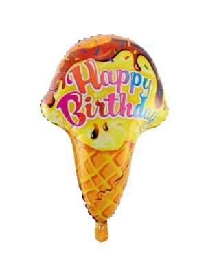 Folienballon Eiscreme S Farbe: bunt
