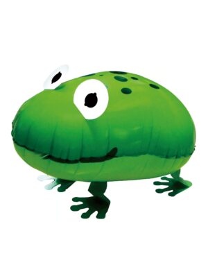 Folienballon Frosch S Farbe: grün/weiß