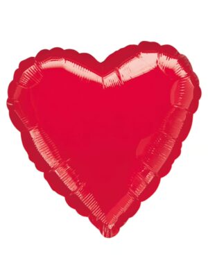 Folienballon Herz 43cm S rot