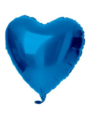 Folienballon Herz S blau