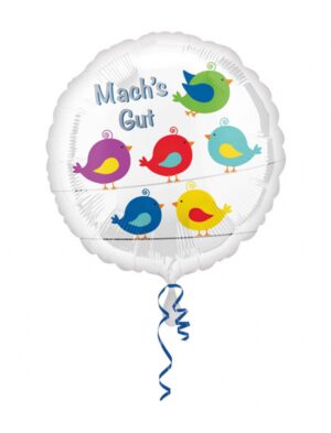 Folienballon Mach's gut S Farbe: