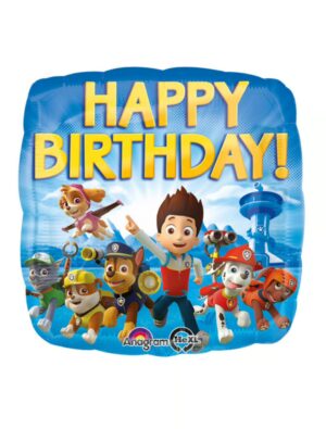 Folienballon Paw Patrol Happy Birthday S Farbe: bunt