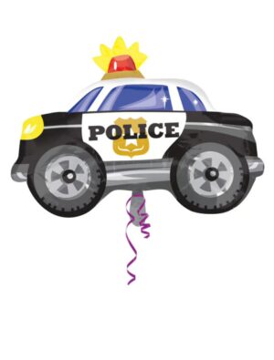 Folienballon Polizeiauto L Farbe: bunt