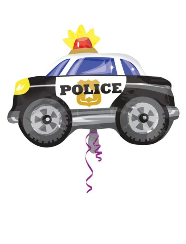 Folienballon Polizeiauto L Farbe: bunt