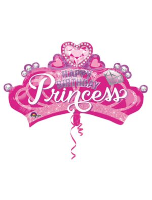 Folienballon Prinzessin Happy Birthday L Farbe: bunt