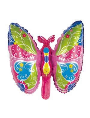 Folienballon Schmetterling Farbe: bunt