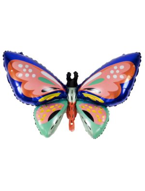 Folienballon Schmetterling L 88x54cm bunt Farbe: bunt