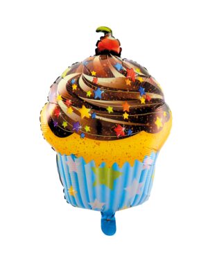 Folienballon Schoko Cupcake S Farbe: bunt