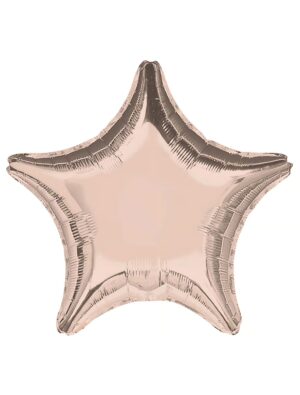 Folienballon Stern 48cm L rosegold