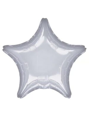Folienballon Stern 48cm L silber