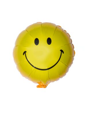 Folienballon rund Smiley S Farbe: