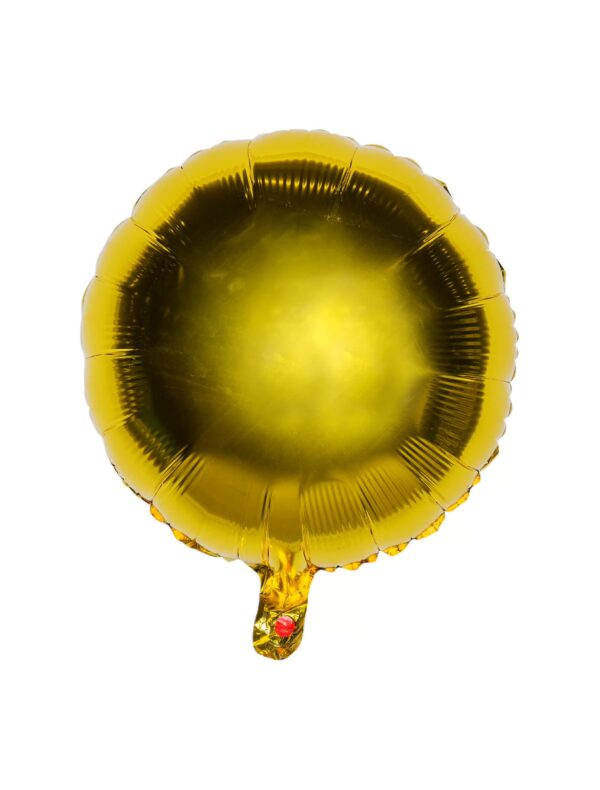 Folienballon rund gold S
