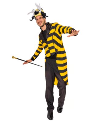 Frack Biene mit Weste Herren schwarz/gelb 3XL