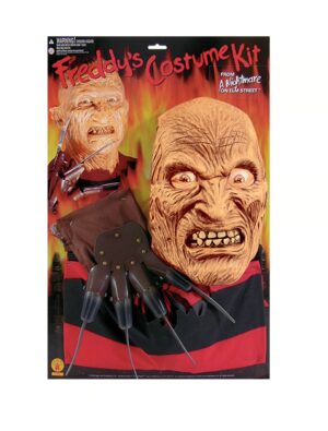 Freddy Krüger Set 3-tlg. rot/grün one size