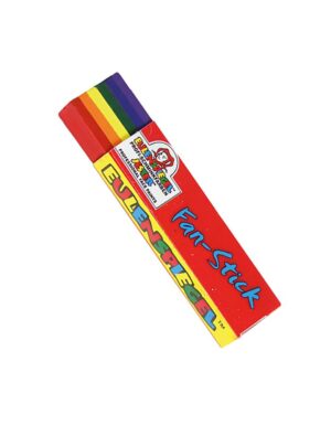 Fun Stick Regenbogen Schminke für Karneval & Fasching Farbe: rainbow