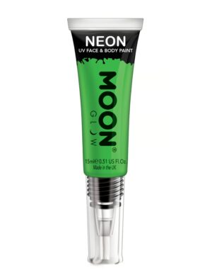 Gesichtsfarbe UV 15ml neongrün Schminke für Karneval & Fasching