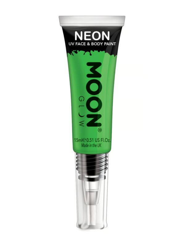 Gesichtsfarbe UV 15ml neongrün Schminke für Karneval & Fasching