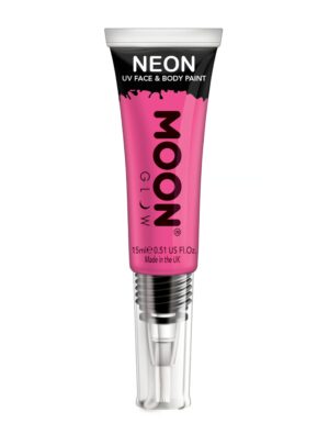 Gesichtsfarbe UV 15ml neonpink Schminke für Karneval & Fasching
