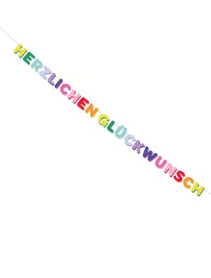Girlande Herzlichen Glückwunsch 2