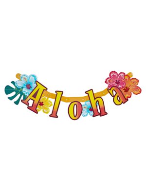 Girlande Hibiskus Aloha 83cm Farbe: mehrfarbig