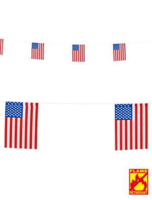 Girlande USA 6m Farbe: bunt