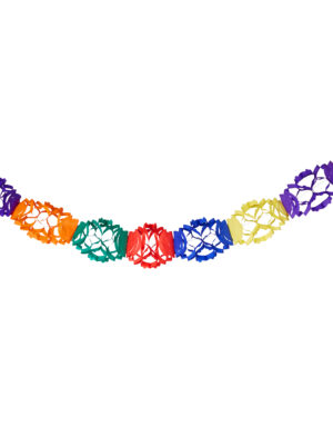 Girlande bunt sortiert 14-17cm x 4m Farbe: