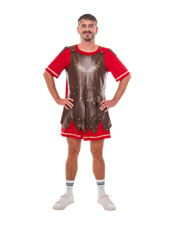Gladiator 3-tlg. Herren braun/rot S/M