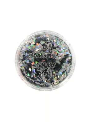 Glitzer 6g Diamanten silber Schminke für Karneval & Fasching