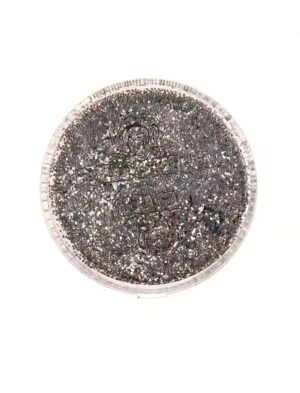 Glitzer 6g silber Schminke für Karneval & Fasching