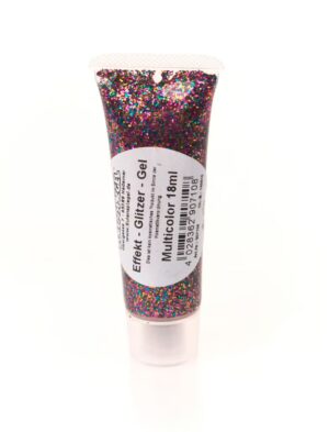 Glitzer-Gel 18ml bunt Schminke für Karneval & Fasching Farbe: bunt
