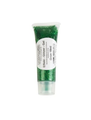 Glitzer-Gel 18ml grün Schminke für Karneval & Fasching