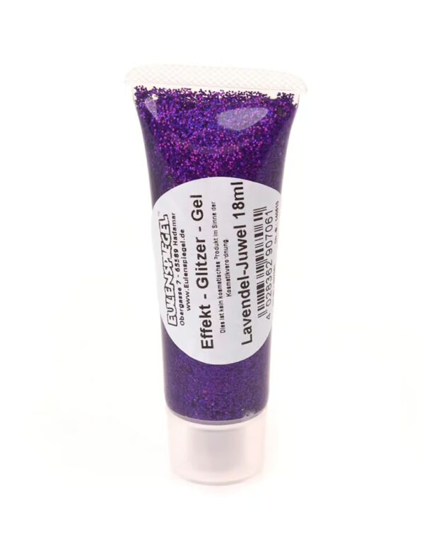 Glitzer-Gel Juwel 18ml lavendel Schminke für Karneval & Fasching