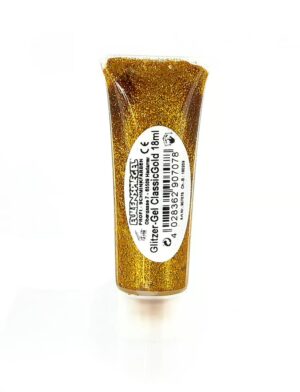 Glitzer-Gel gold Classic 18ml Schminke für Karneval & Fasching