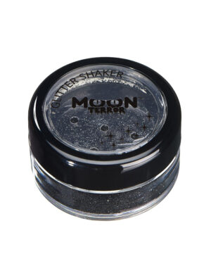 Glitzer Shaker Halloween 5g schwarz Schminke für Karneval & Fasching