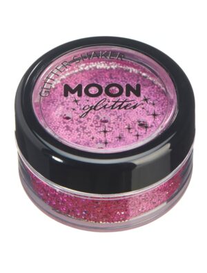 Glitzer Shaker Holographic 5g pink Schminke für Karneval & Fasching