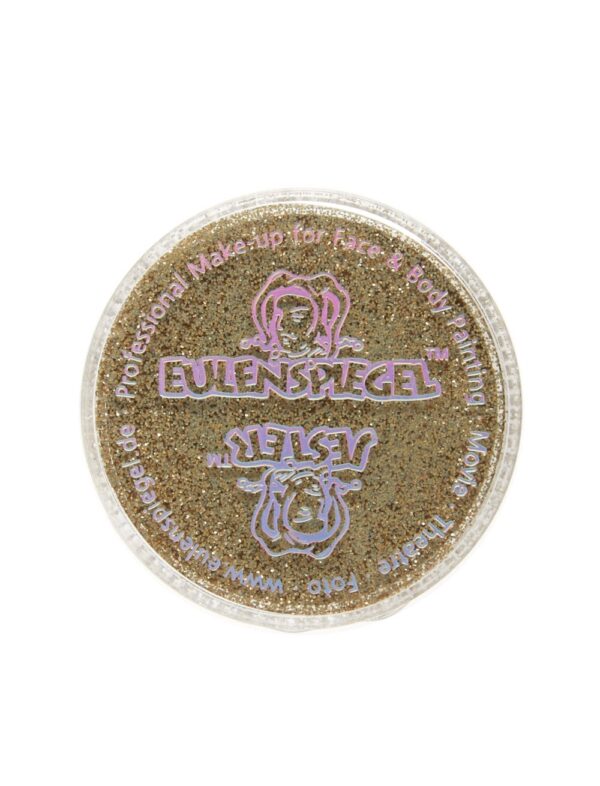 Glitzer fein 6g classic gold Schminke für Karneval & Fasching